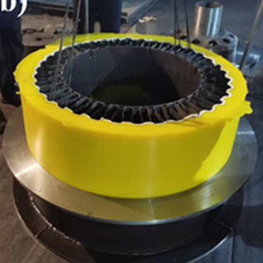 Non inflatable wheels for low speed and high load ports